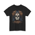 Catrina Día de los Muertos Shirt Skeleton Brown Flowers Day of the Dead Sugar Skull Women Unisex T Shirt Summerween...