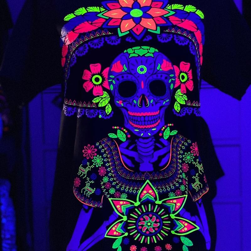Catrina mexicana T-shirt Casual Cotton Black Hoodie, Sweatshirt | RetroVerseTees.com
