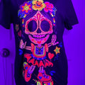 Catrina patines Cotton Black Casual T-Shirts, Hoodie, Sweatshirt | RetroVerseTees.com