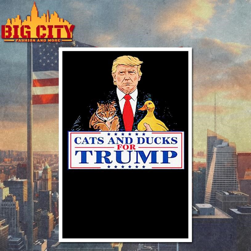Cats And Ducks For Trump Shirt