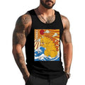 Catzilla Cat Japanese Anime Kawaii Funny Graphic Tees Men Unisex Tank Top, Cotton, Size S-3XL Hoodie, Sweatshirt