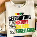 Celebrating Black History Month Unisex Sweatshirt, Black History Month Tee, African American, Black History Month Shirt...