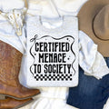 Certified Menace DTF Transfers - THIS IS NOT A SHIRT Hoodie, Sweatshirt | RetroVerseTees.com