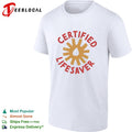 Certified lifesaver sun drop shirt