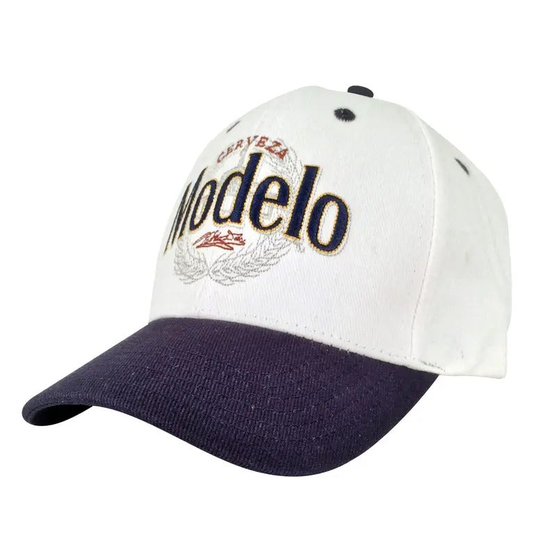 Cerveza Modelo Beer Hat - White and Navy T-Shirts, Hoodie, Sweatshirt | RetroVerseTees.com