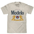 Cerveza Modelo Beer T-Shirt - Oatmeal Heather Hoodie, Sweatshirt | RetroVerseTees.com