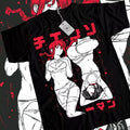 Chainsaw Man T-Shirt & Sweatshirt, Makima And Reze Kawaii Waifu Graphic Tee, Anime Manga Lover Gifts Ball Cotton Hoodie