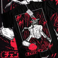 Chainsaw Man T-Shirt Chainsaw Man Anime CSM Denji Power Black Shirt All Size Hoodie, Sweatshirt | RetroVerseTees.com