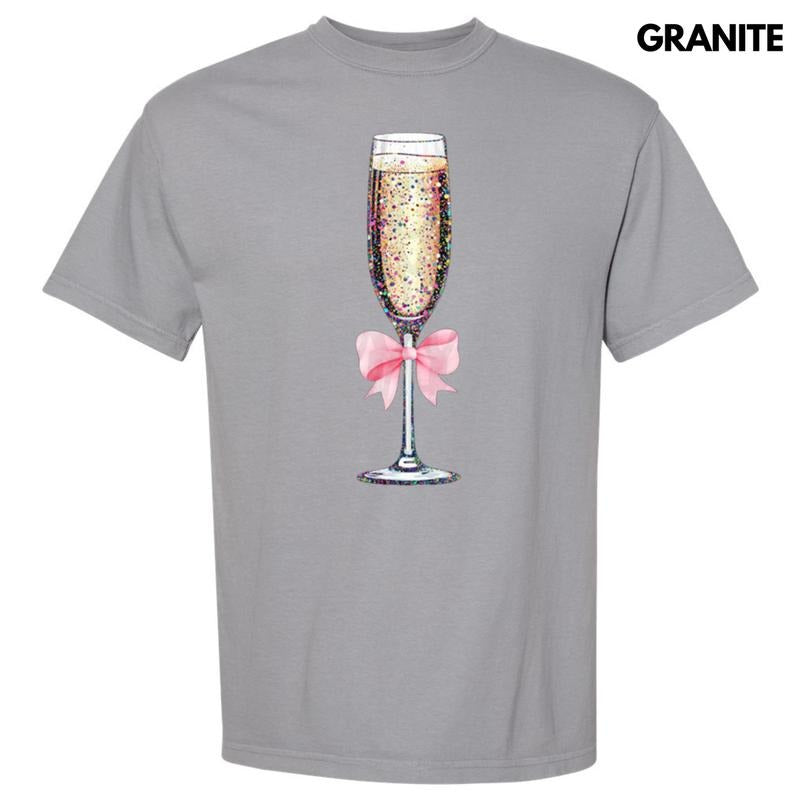 Champagne Coquette Comfort Colors T-Shirt Hoodie, Sweatshirt | RetroVerseTees.com