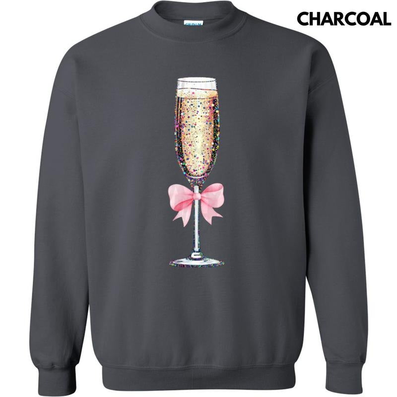 Champagne Coquette Sweatshirt T-Shirts, Hoodie | RetroVerseTees.com