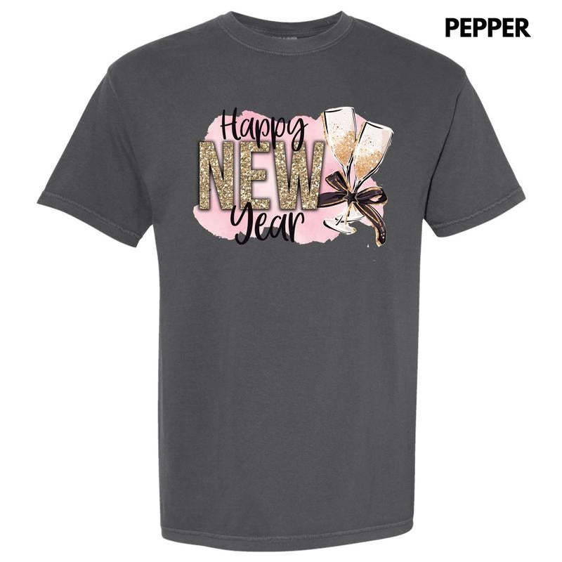 Champagne New Year Comfort Colors T-Shirt 'NLB' Hoodie, Sweatshirt | RetroVerseTees.com