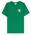 Champion Logo Crewneck Life Short Sleeve T-shirt - Green Hoodie, Sweatshirt | RetroVerseTees.com