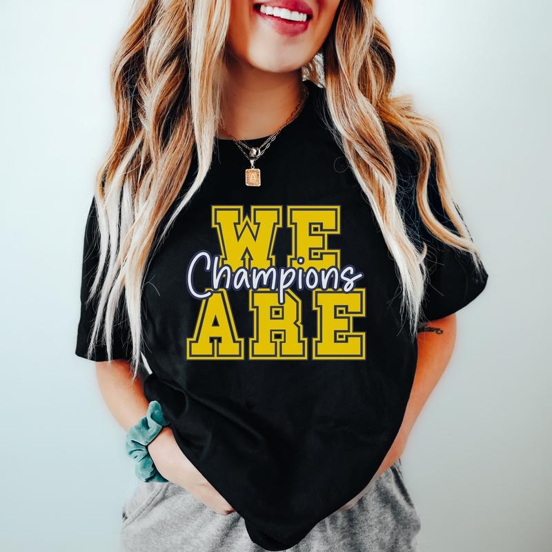 Champions T-Shirt, Unisex, Team Mascot Tee, Champions Spiky hair fighters, Game Day Tee Hoodie, Sweatshirt