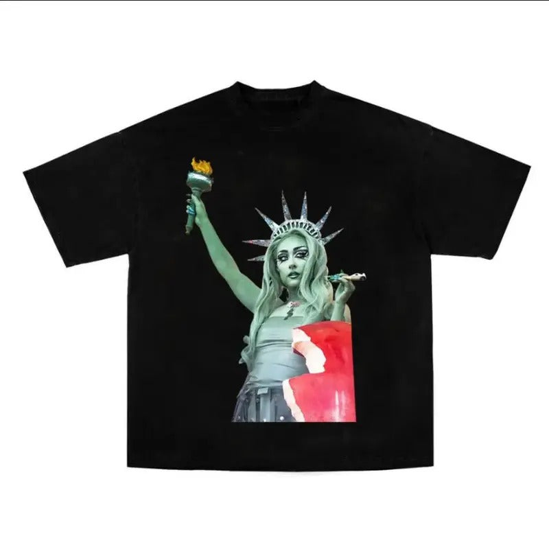 Chappell Roan Lady Liberty T Shirt Hoodie, Sweatshirt | RetroVerseTees.com