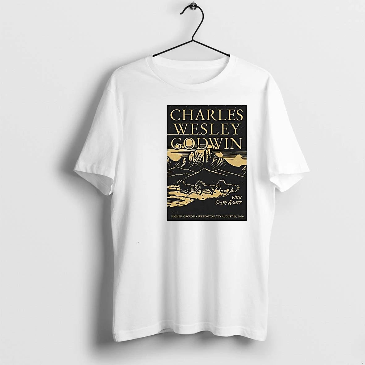 Charles Wesley Godwin August 21 2026 Higher Ground In Burlington Vermont Tshirts Sweater