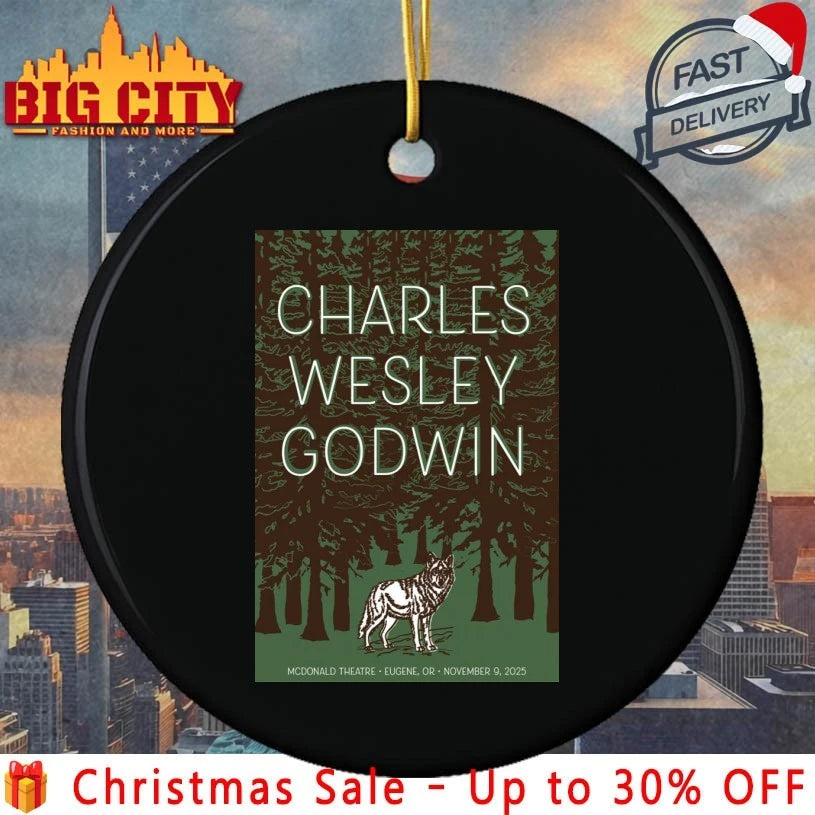 Charles Wesley Godwin Nov 9 2025 McDonald Theatre Eugene OR Poster shirt