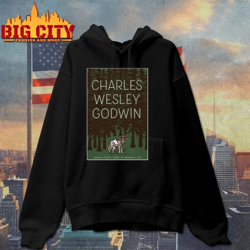 Charley Crockett Eugene OR Tour November 9 2025 Poster shirt