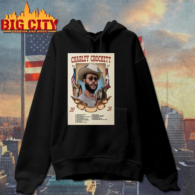 Charley Crockett Tour 2026 Poster Shirt