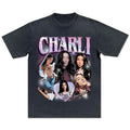 Charli D'Amelio T-Shirt Charli D'Amelio Vintgae 90s Sweatshirt Charli D'Amelio 2024 Hoodie Rap Hip Hop Tee Gift For Fans...