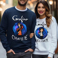Charlie And Beldam Couple Sweatshirt, Cute Coraline T-Shirt, Valentine Movie Hoodie Shirt | RetroVerseTees.com