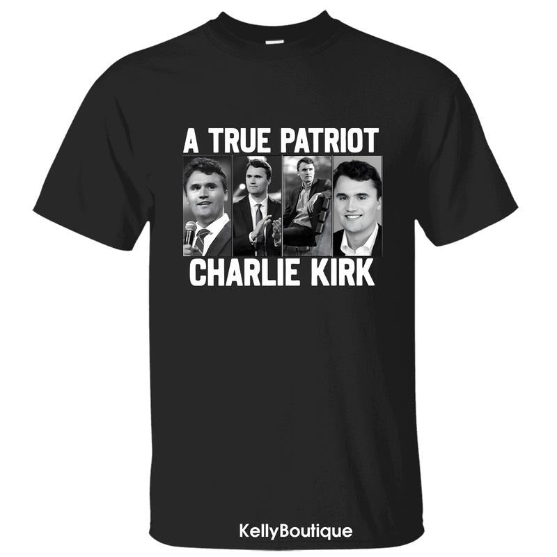 Charlie Kirk A True Patriotic Lengends Never Die T-Shirt, Charlie Kirk Shot Dead at Utah College Event Tee, Graphic...
