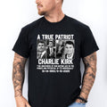 Charlie Kirk Shirt Memorial Activist Shirt, Activist Attack Tee, a true patriot, 9-10-2025, Human Rights, Gildan -...