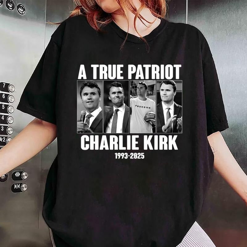 Charlie Kirk T-shirt, Hoodie, Gift For Him, Gift For Her Womenswear Crewneck Tops Sweatshirt | RetroVerseTees.com