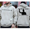 Charliie Freedom Two Sides Tshirt Sweatshirt Hoodie, Faith Based Tee, Political Awareness, Freedom Of Speech, Unisex...