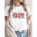 Charming Tee with WB shield Positive Slogan Gunpla brand WB shield Delicate, Floral