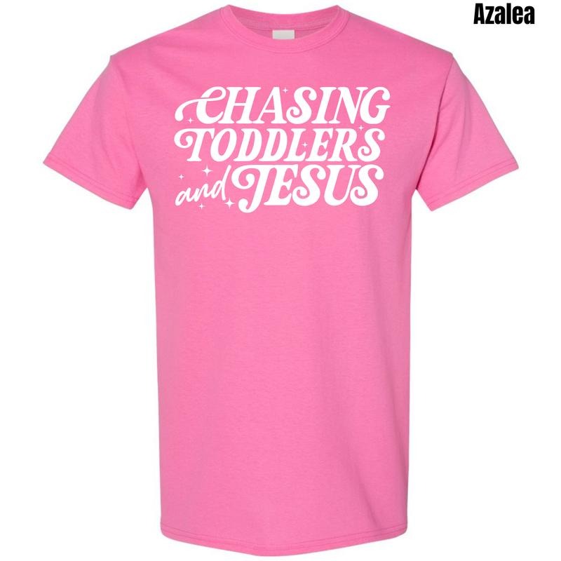 Chasing Jesus & Toddlers White Gildan T-Shirt 'NLB' Hoodie, Sweatshirt | RetroVerseTees.com