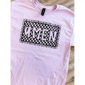 Checker Amen Graphic Tee Hoodie, Sweatshirt | RetroVerseTees.com