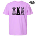 Checker Bunny Trio Comfort Colors T-Shirt 'NLB' Hoodie, Sweatshirt | RetroVerseTees.com
