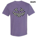 Checker Jack O Lantern Face Comfort Colors T-Shirt 'NLB' Hoodie, Sweatshirt | RetroVerseTees.com