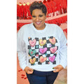 Checkerboard Conversation Hearts Graphic Sweatshirt T-Shirts, Hoodie | RetroVerseTees.com