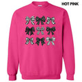 Checkered Black Bow Collage Sweatshirt 'NLB' T-Shirts, Hoodie | RetroVerseTees.com