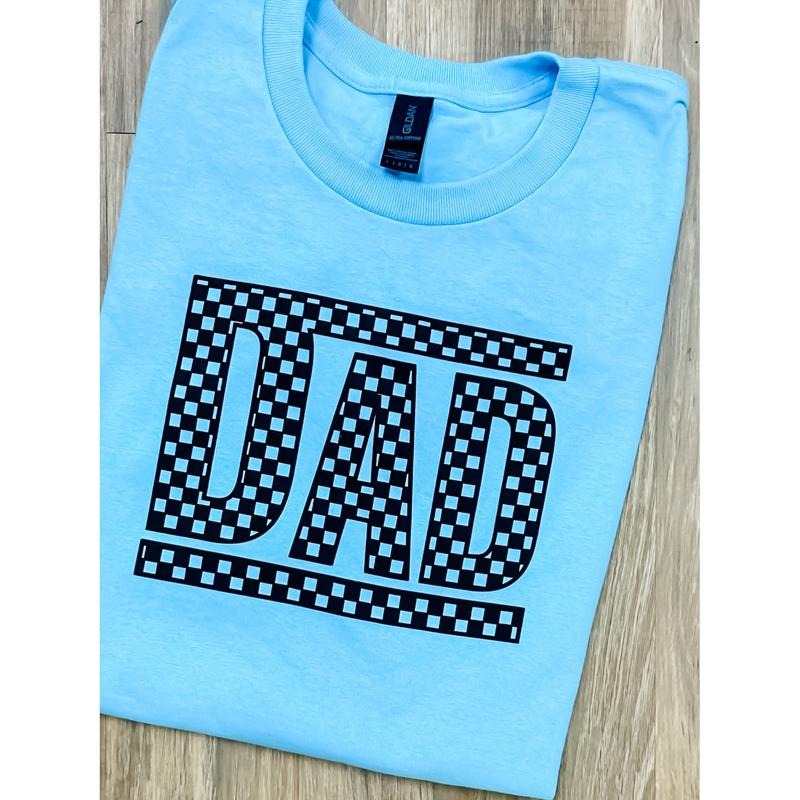 Checkered Dad Graphic Tee Hoodie, Sweatshirt | RetroVerseTees.com