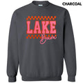 Checkered Lake Bum Puff Sweatshirt T-Shirts, Hoodie | RetroVerseTees.com