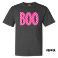 Checkered Pink Boo PATCH Comfort Colors T-Shirt Hoodie, Sweatshirt | RetroVerseTees.com