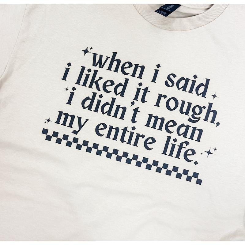 Checkered Rough Life Graphic Pullover T-Shirts, Hoodie, Sweatshirt | RetroVerseTees.com