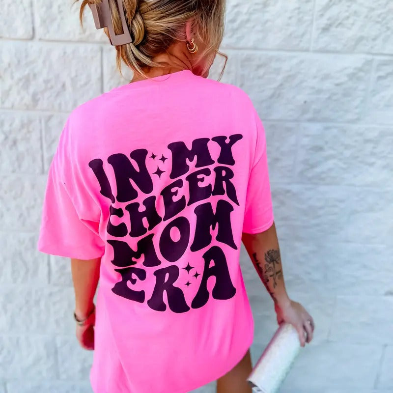 Cheer Mom Era Graphic Tee Hoodie, Sweatshirt | RetroVerseTees.com