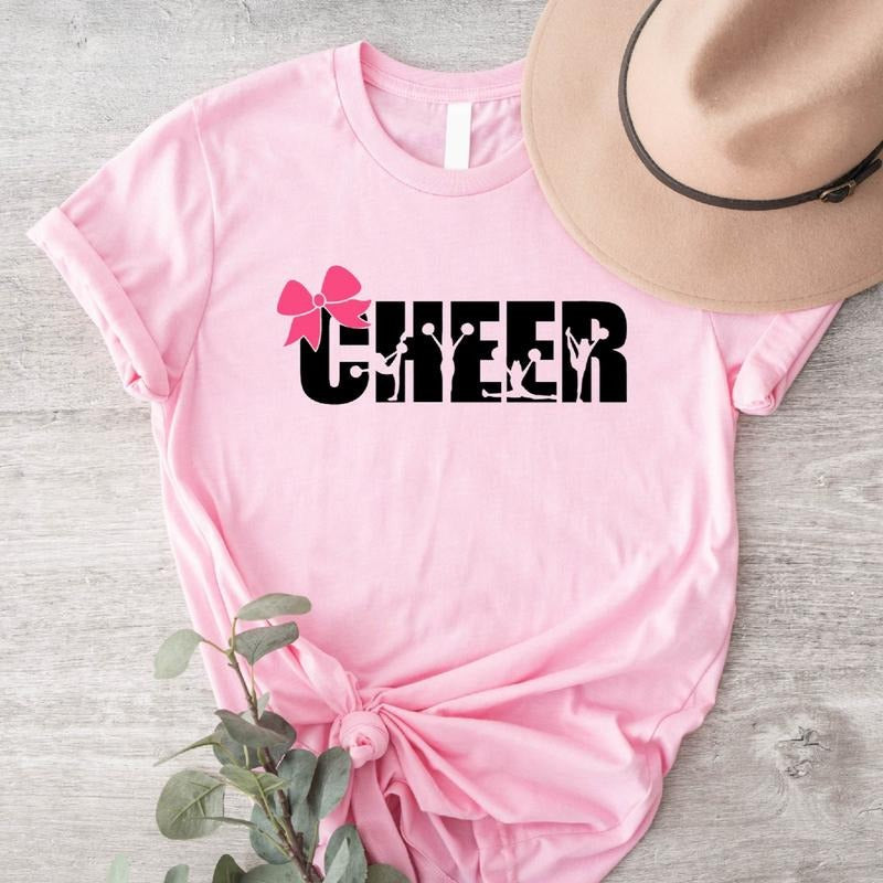 Cheer T-Shirt, Cheering Girls Shirt, Game Matching Day Tee, Cheerleader Tee, Sport Lover Gift Tee Hoodie, Sweatshirt