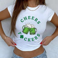 Cheers Fuckers Baby Tee, Funny Green Beer St. Patricks Day Baby Tee, 90_s Y2k Baby Tee, Irish Baby Tee, St. Patty_s Day...