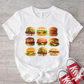 Cheeseburger T-Shirt, Fast Food Burger Lover Shirt, Burger Birthday Gift Tee, Foodie Friend Gift Short Sleeve, Unisex...