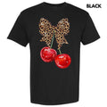 Cheetah Bow Cherries Comfort Colors T-Shirt 'NLB' Hoodie, Sweatshirt | RetroVerseTees.com