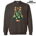 Cheetah Bow Christmas Tree Sweatshirt 'NLB' T-Shirts, Hoodie | RetroVerseTees.com