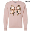 Cheetah Faux Glitter Bow Sweatshirt 'NLB' T-Shirts, Hoodie | RetroVerseTees.com