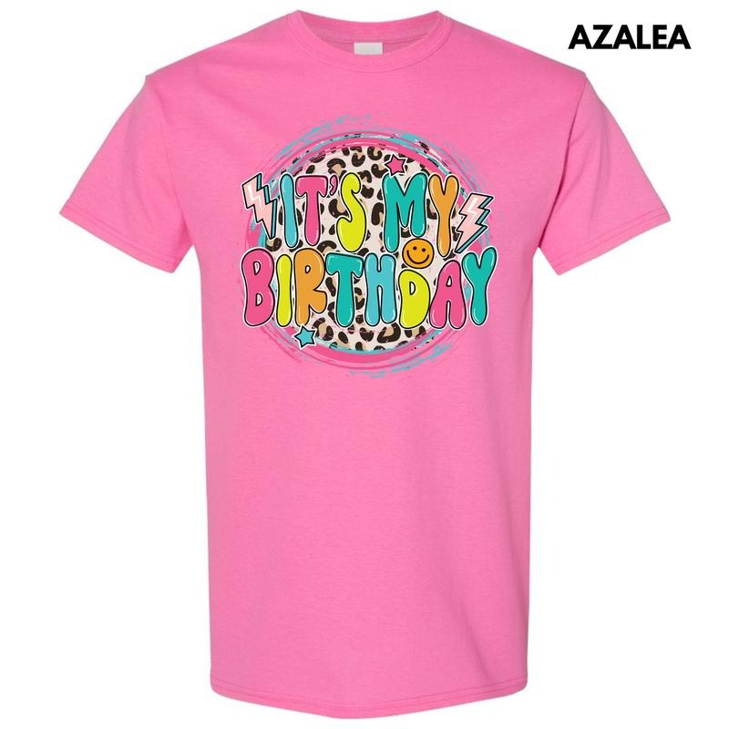 Cheetah My Birthday Gildan Short Sleeve T-Shirt 'NLB' Hoodie, Sweatshirt | RetroVerseTees.com