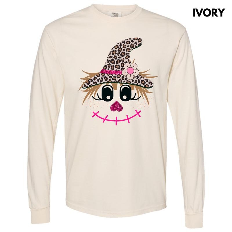 Cheetah Scarecrow Face Long Sleeve Comfort Colors T-Shirt 'NLB' Hoodie, Sweatshirt | RetroVerseTees.com