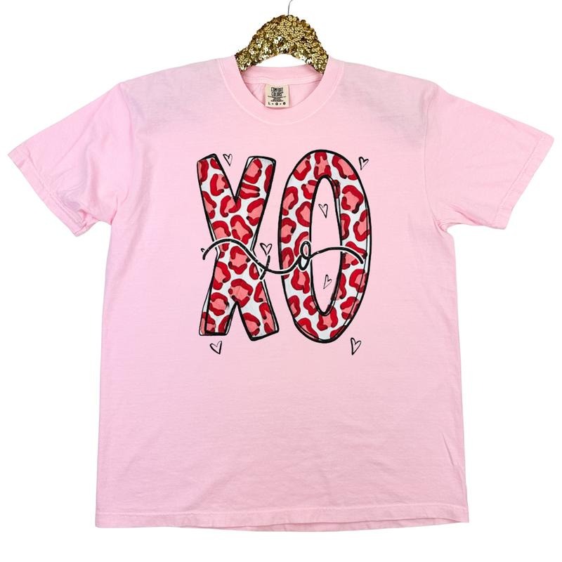 Cheetah XOXOXO Comfort Colors T-Shirt -- BLOSSOM Hoodie, Sweatshirt | RetroVerseTees.com