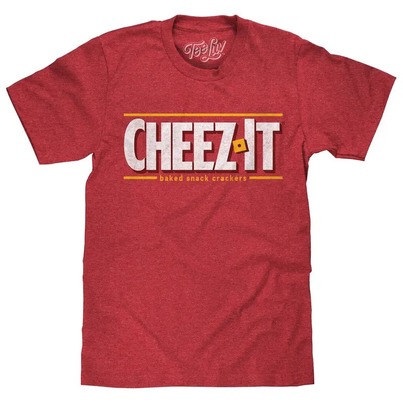 Cheez-It Logo T-Shirt - Red Hoodie, Sweatshirt | RetroVerseTees.com